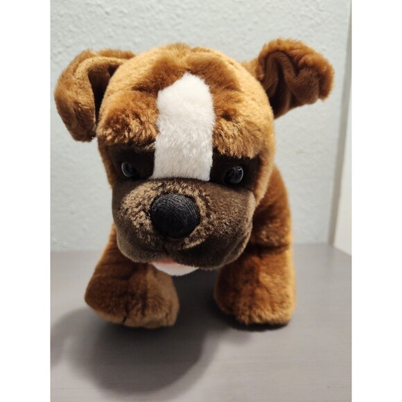 Build-A-Bear BAB Workshop Plush Brown Boxer Dog Stuffed Animal - Picture 10 of 11